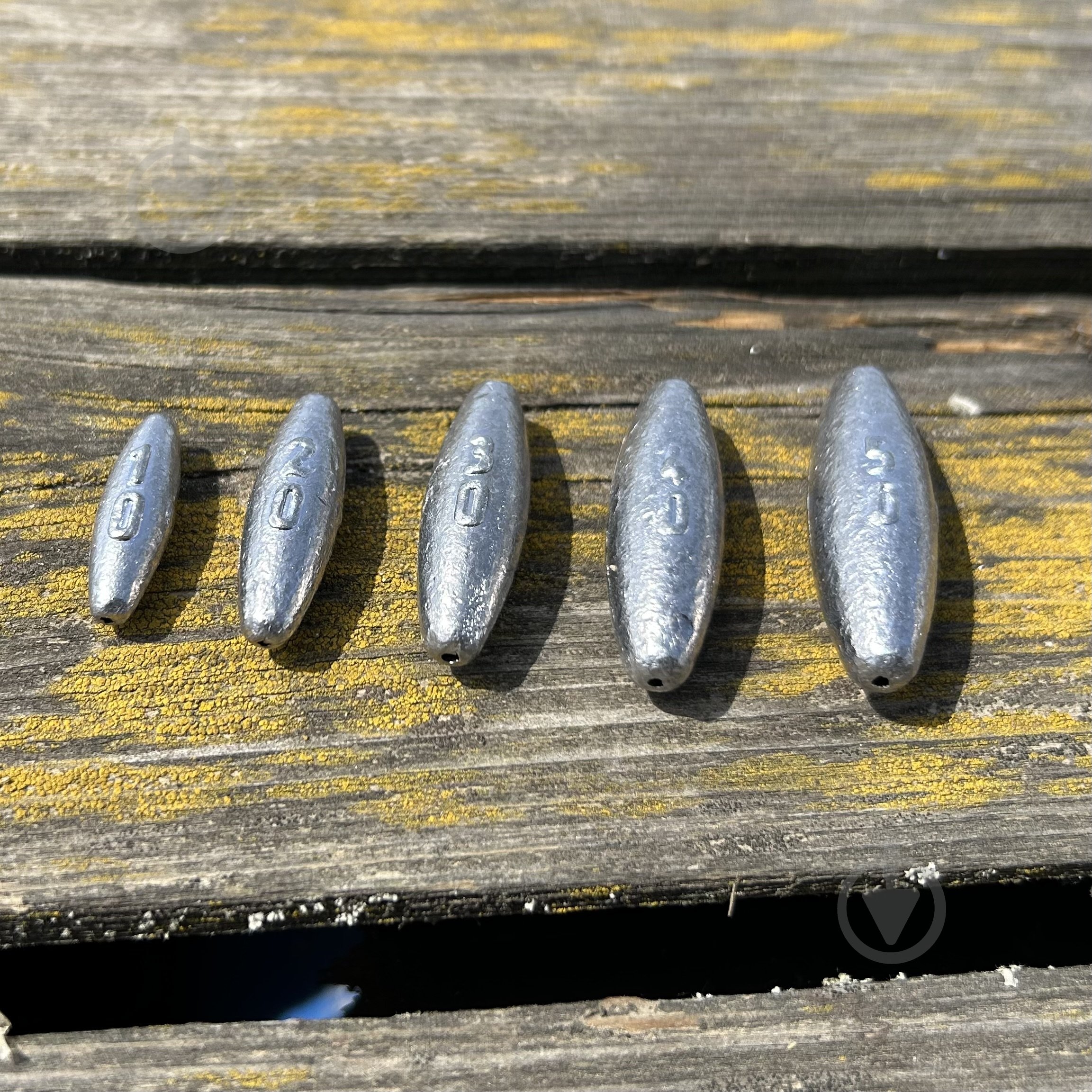 Грузило Оливка 40 г 2 шт. - фото 2