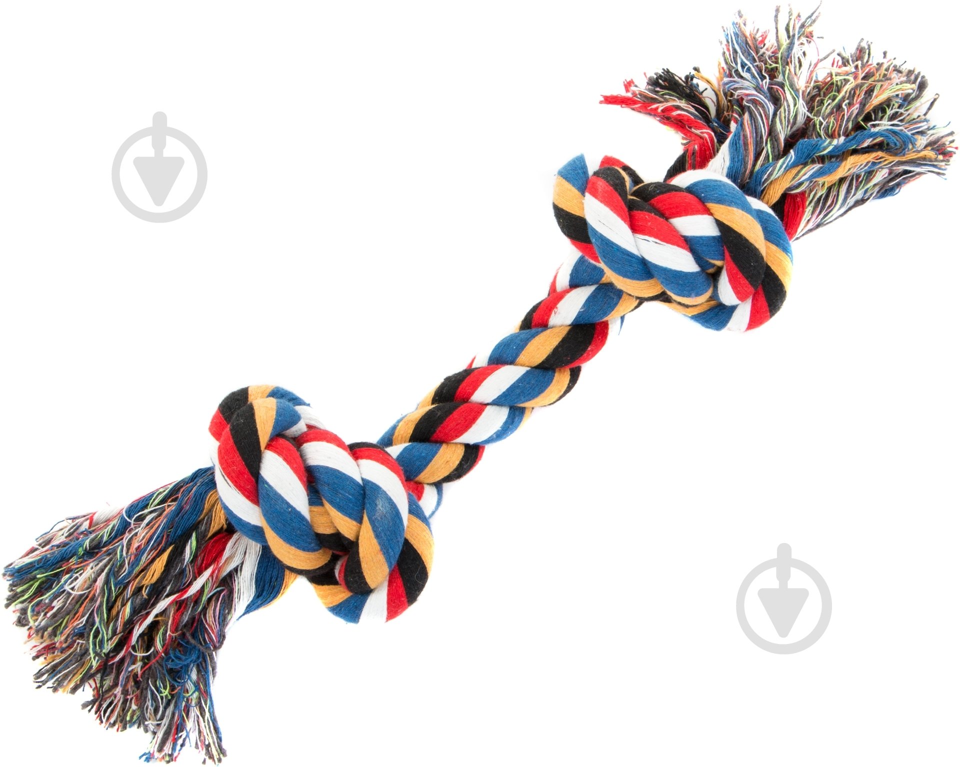 Игрушка для собак Camon Канат с 2 узлами 40 см - фото 1