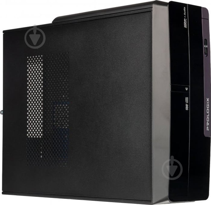 Корпус PrologiX E106 Slim Black Door 400W - фото 1