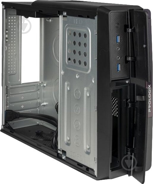 Корпус PrologiX E106 Slim Black Door 400W - фото 9