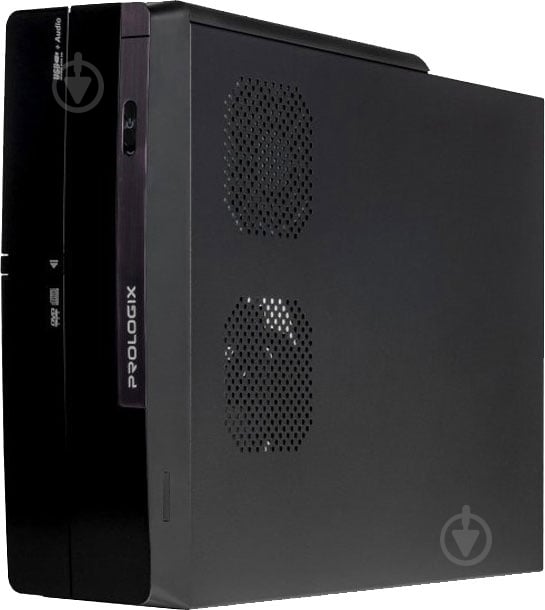 Корпус PrologiX E106 Slim Black Door 400W - фото 3