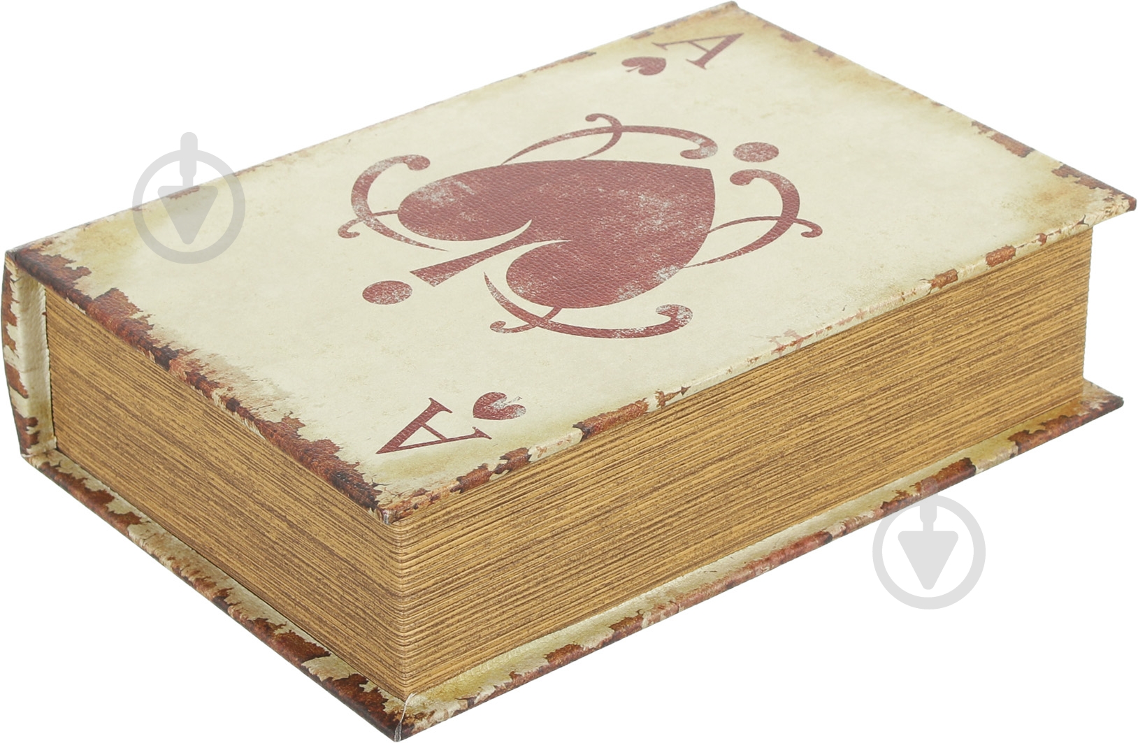 Скринька-книга Гральні карти 19х7х27 см - фото 1