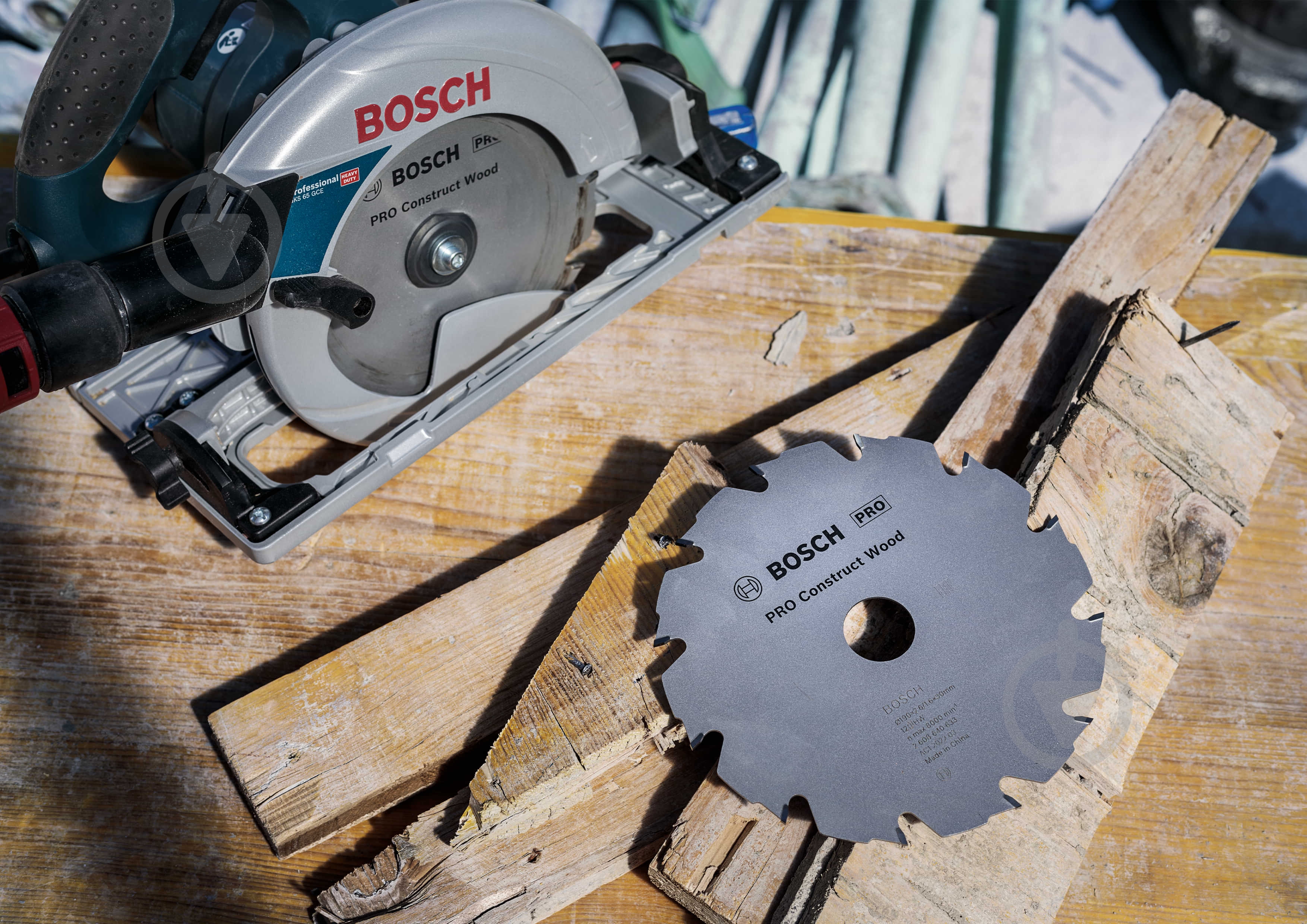 Пильный диск Bosch CONSTRUCТ 160x16x2,6 Z12 2608640630 - фото 7