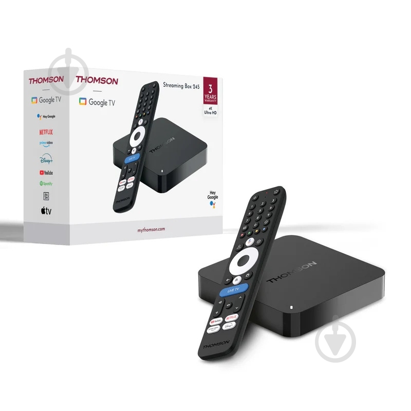 Медиаплеер Thomson Streaming Box 4K UHD 245G - фото 2