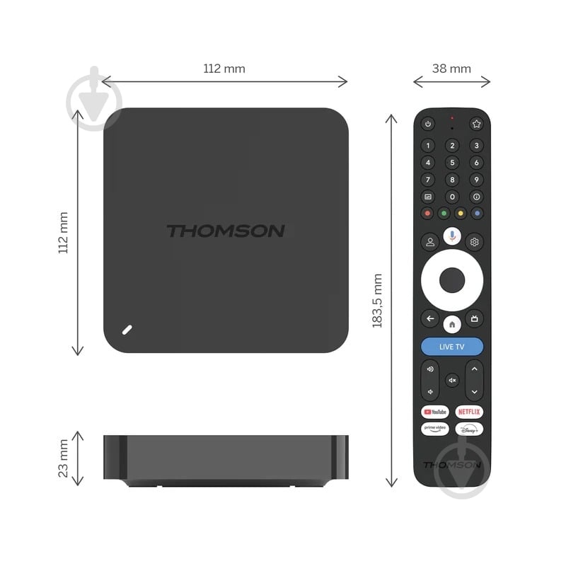 Медиаплеер Thomson Streaming Box 4K UHD 245G - фото 5