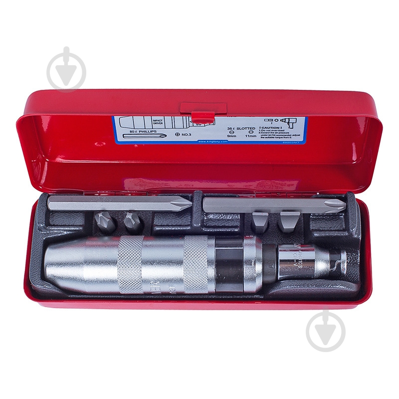 Викрутка-тримач біт KING TONY 1/2" 8 пр. 4108FR - фото 2 Викрутка-тримач біт KING TONY 1/2" 8 пр. 4108FR - фото 2