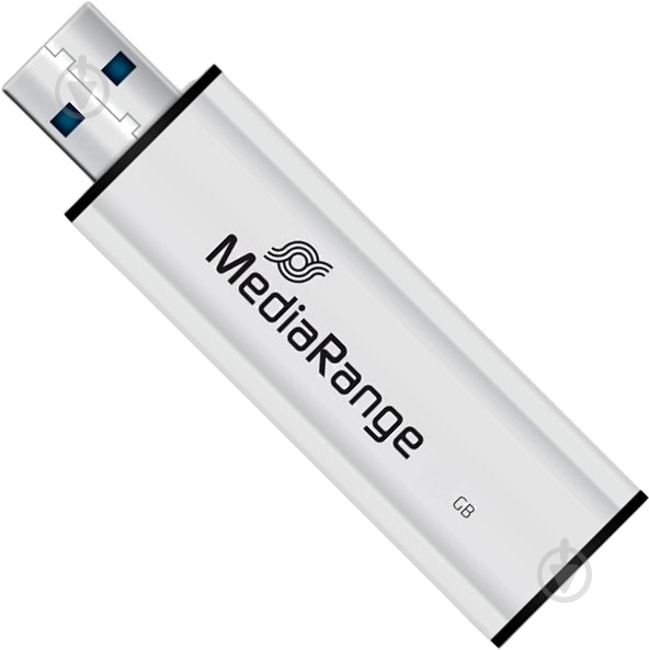 Флеш-память USB MediaRange 128 ГБ USB 3.0 black/silver (MR918) - фото 1 Флеш-память USB MediaRange 128 ГБ USB 3.0 black/silver (MR918) - фото 1