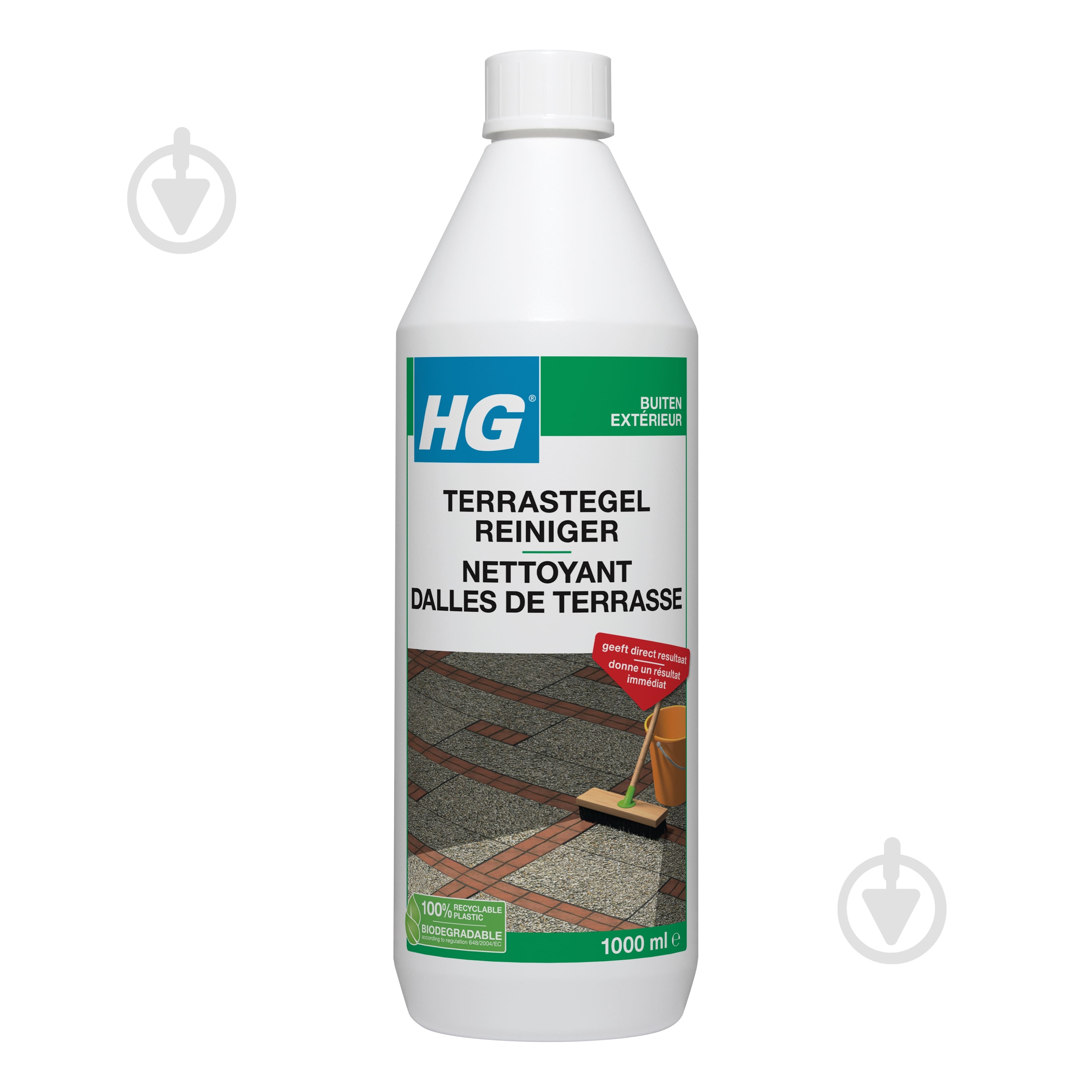 Средство HG для очистки брусчатки, бетона и тротуарной плитки 1000 мл - фото 1