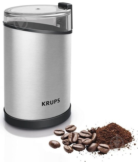 Кофемолка Krups (GX204D10) Silver - фото 2 Кофемолка Krups (GX204D10) Silver - фото 2