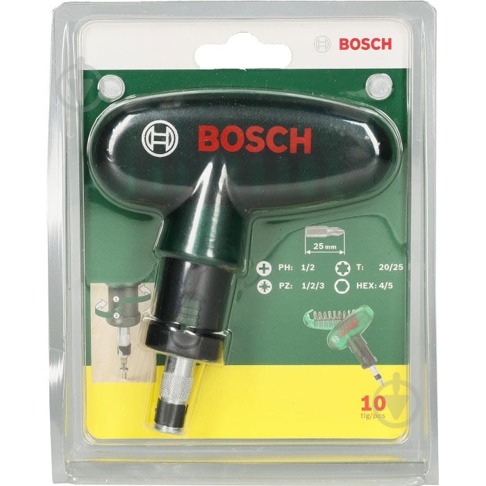 Отвертка-ручка и биты 9 в 1 Bosch Pocket 2607019510 - фото 2