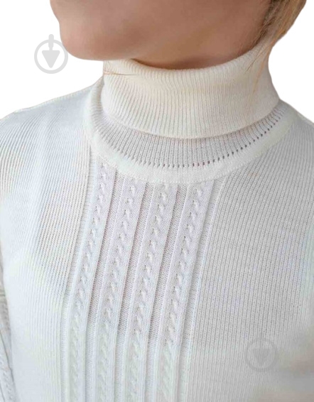 Гольф для девочки Pretty р.128 молочный 008 - фото 4 Гольф для девочки Pretty р.128 молочный 008 - фото 4