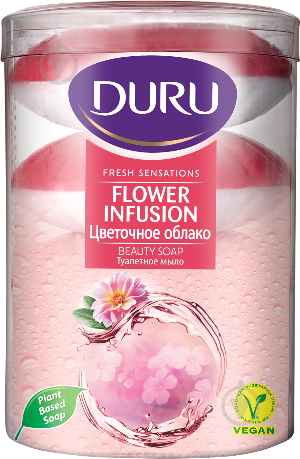 Мило Duru Fresh Sensations Квіткова хмара 100 г 4 шт./уп. - фото 1