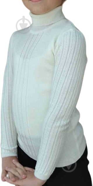 Гольф для девочки Pretty р.164 молочный 008 - фото 2