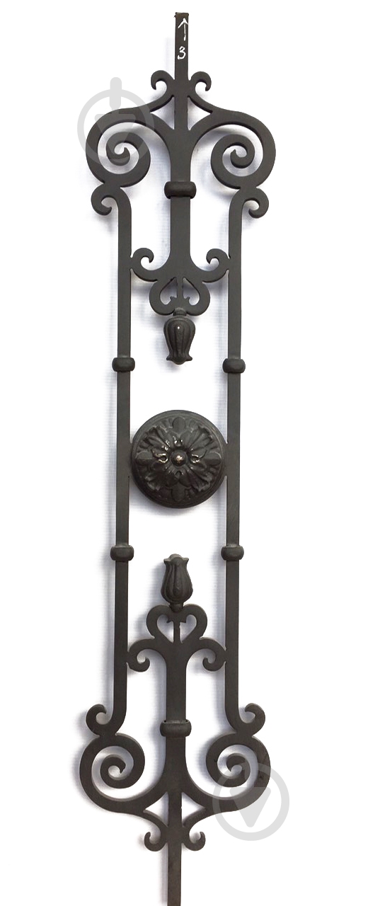 Стойка кованная Бастион №6 950х201 мм - фото 1 Стойка кованная Бастион №6 950х201 мм - фото 1