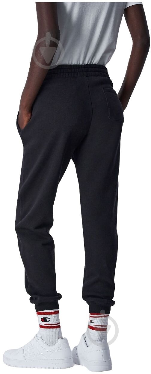 Брюки Champion Ribbed Cuff Joggers 116611-KK001/NBK р. M черный - фото 2 Брюки Champion Ribbed Cuff Joggers 116611-KK001/NBK р. M черный - фото 2