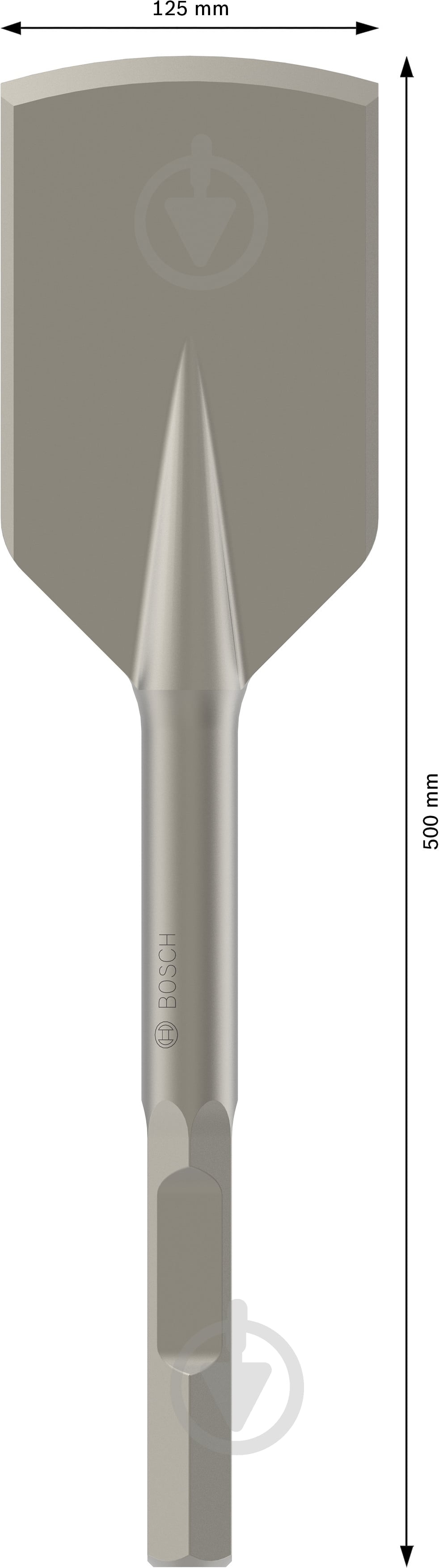 Зубило Bosch SDS HEX 125x500 мм 1618601011 - фото 2