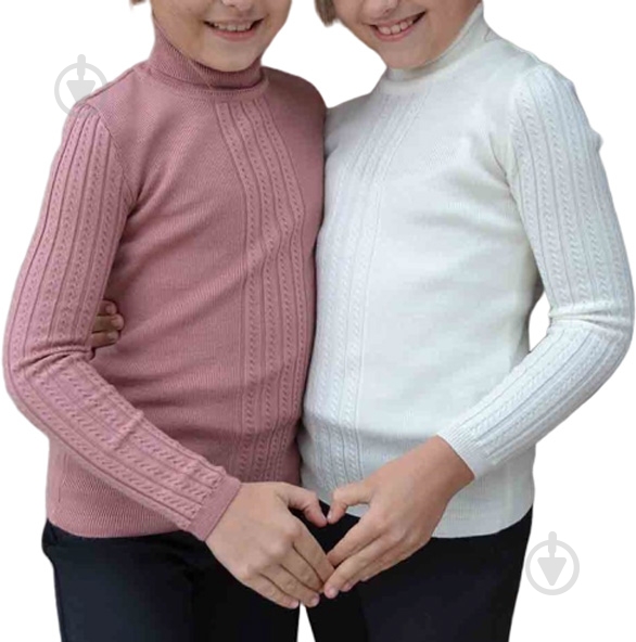 Гольф для девочки Pretty р.152 розовый 034 - фото 5