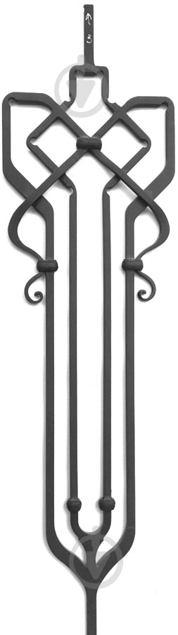 Стойка кованная Бастион №10 950х230 мм - фото 1