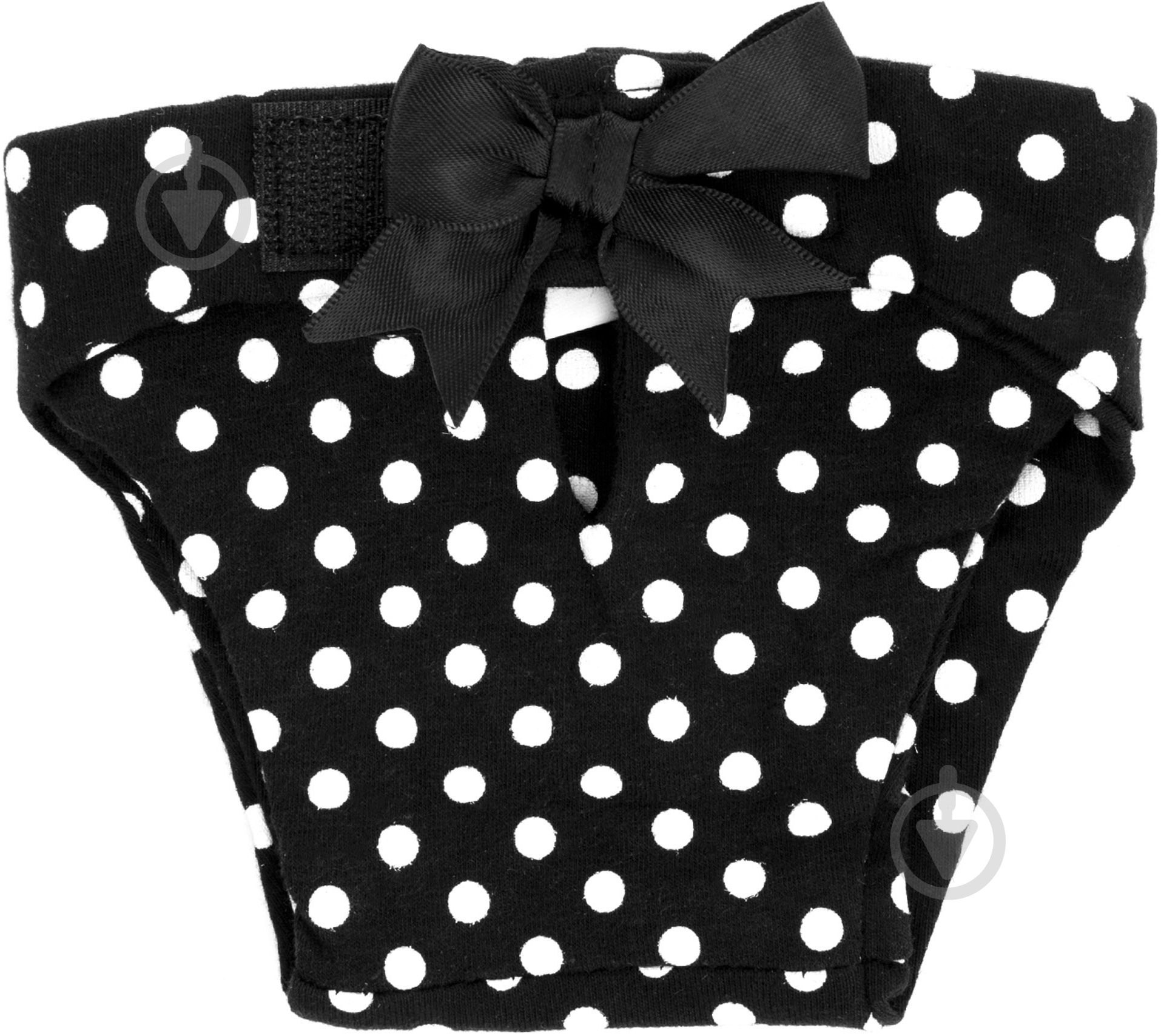 Трусы гигиенические Camon двойные в горошек черные р.0 - фото 1 Трусы гигиенические Camon двойные в горошек черные р.0 - фото 1