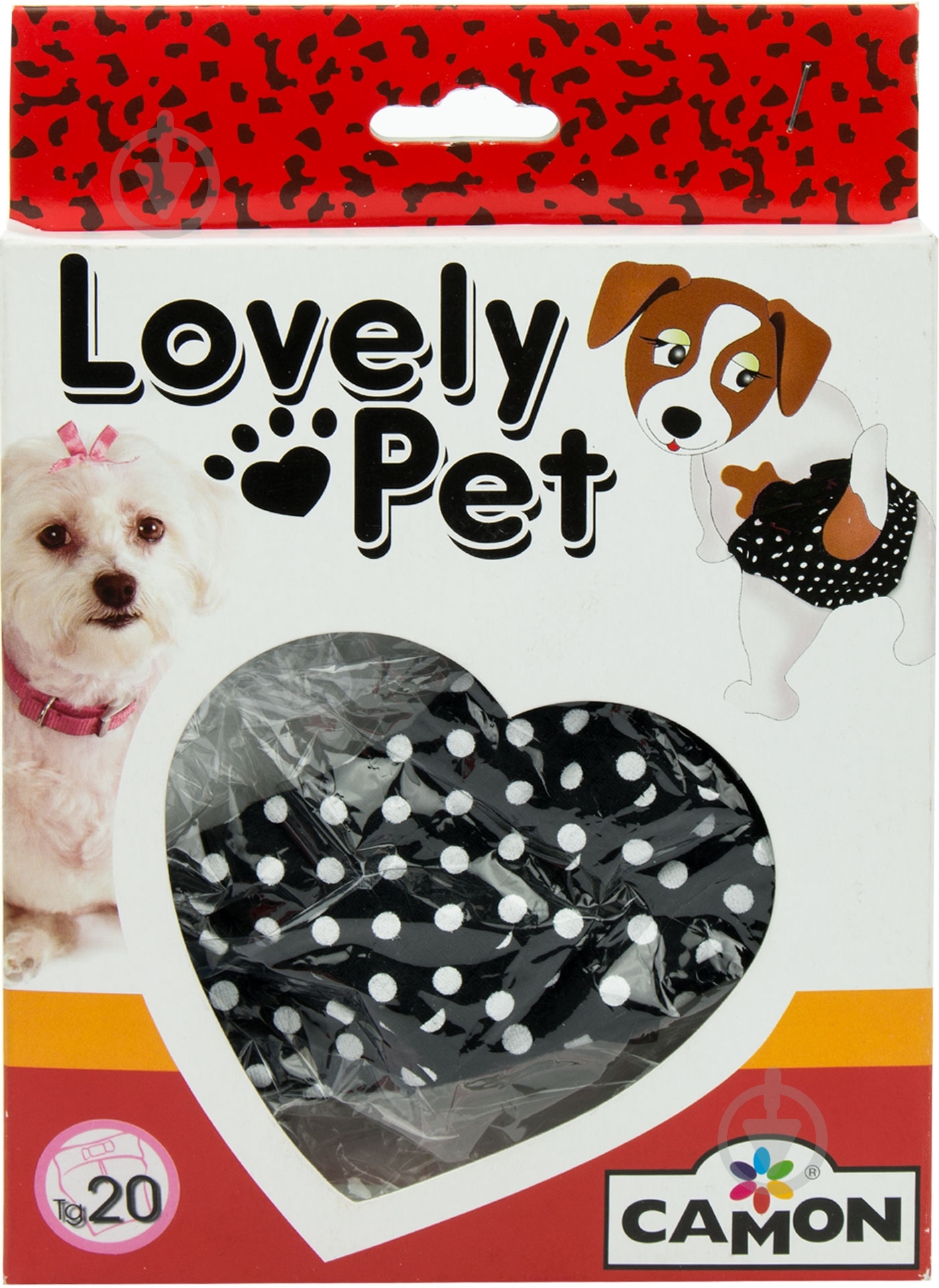 Трусы гигиенические Camon двойные в горошек черные р.0 - фото 3 Трусы гигиенические Camon двойные в горошек черные р.0 - фото 3