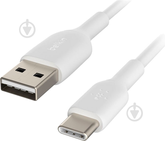 Кабель Belkin USB-A - USB-С, PVC 3 м белый (CAB001BT3MWH) - фото 2