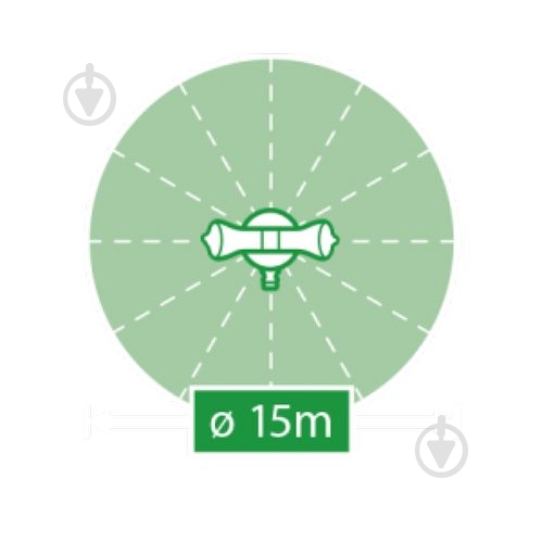 Дощувач Hozelock круговий 177 м² - фото 2 Дощувач Hozelock круговий 177 м² - фото 2