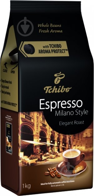 Кофе в зернах Tchibo Espresso Milano 8 1000 г - фото 1