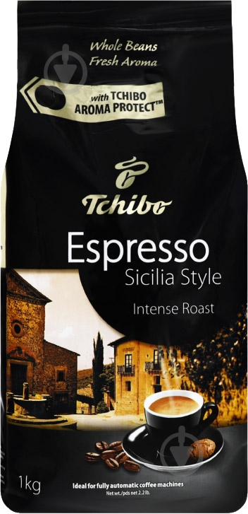 Кофе в зернах Tchibo Espresso Sicilia 8 1000 г - фото 1 Кофе в зернах Tchibo Espresso Sicilia 8 1000 г - фото 1