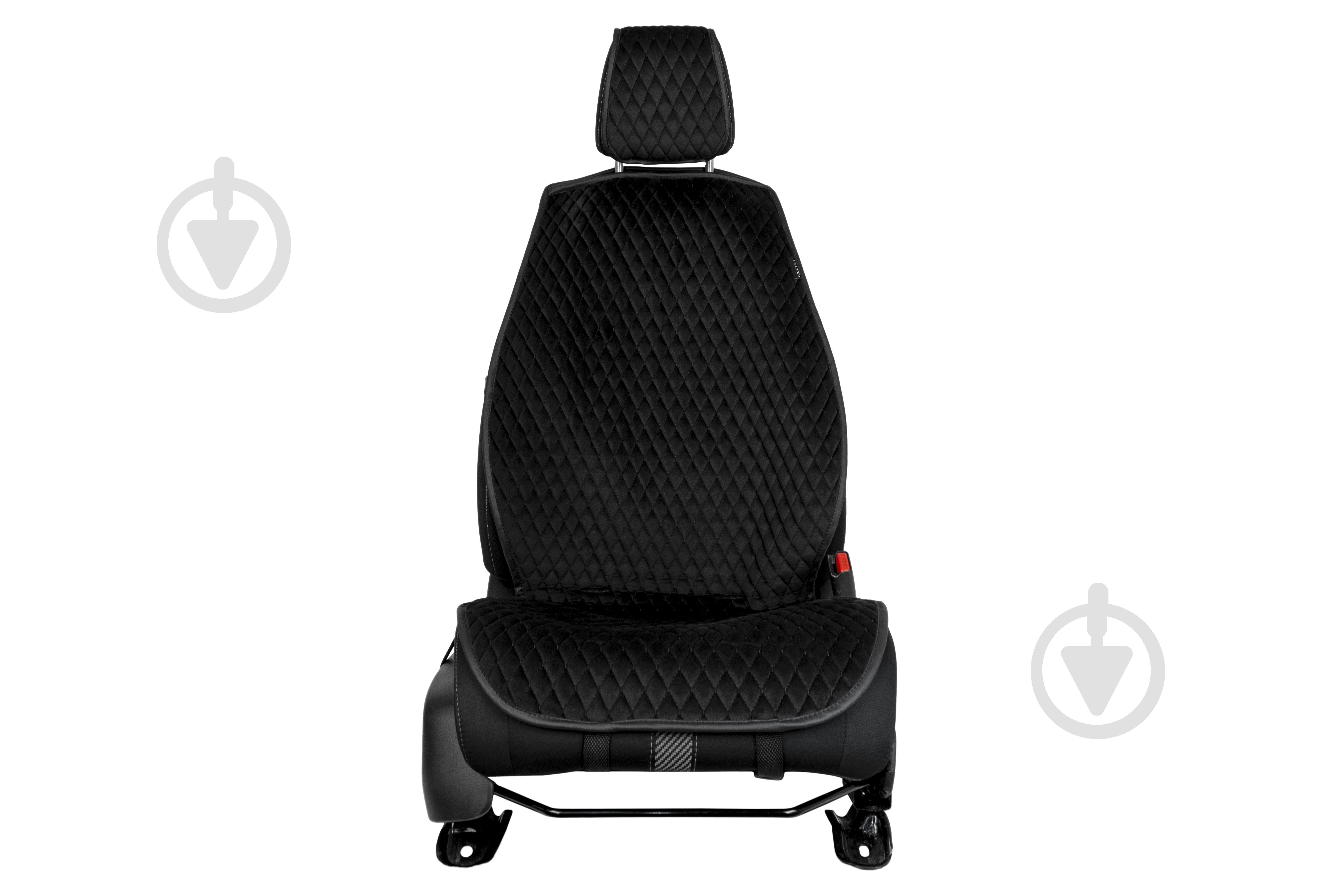 Накидка на сиденье EVAtech ACASMRBBB черный - фото 3