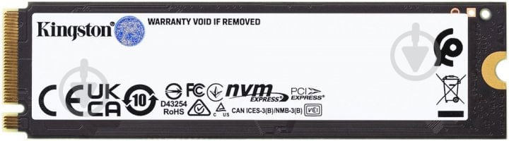 SSD-накопичувач Kingston Fury Renegade 2280 500GB M.2 PCI Express 4.0 x4 3D TLC NAND (SFYRS/500G) - фото 3