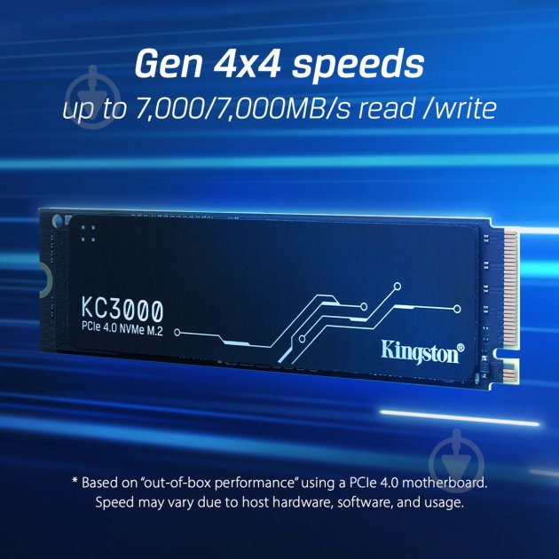 SSD-накопичувач Kingston 1024GB M.2 PCI Express 4.0 x4 3D TLC NAND (SKC3000S/1024G) - фото 10