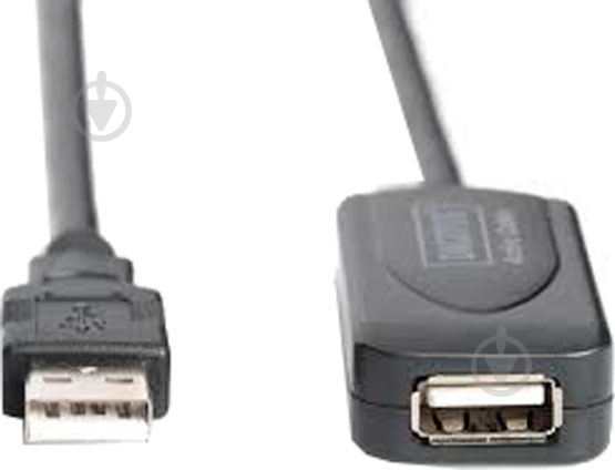Адаптер Digitus USB 2.0 (AM/AF) 25 м черный (DA-73103) - фото 2 Адаптер Digitus USB 2.0 (AM/AF) 25 м черный (DA-73103) - фото 2