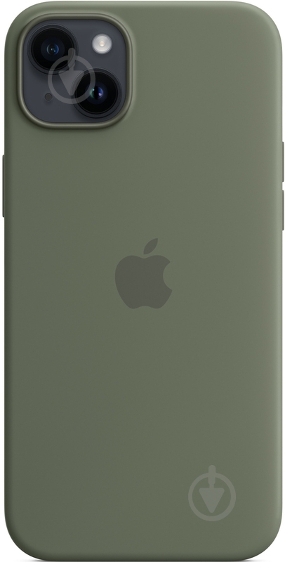 Чехол Apple Silicone Case with MagSafe для Apple iPhone 14 Plus olive (MQUD3ZE/A) - фото 1