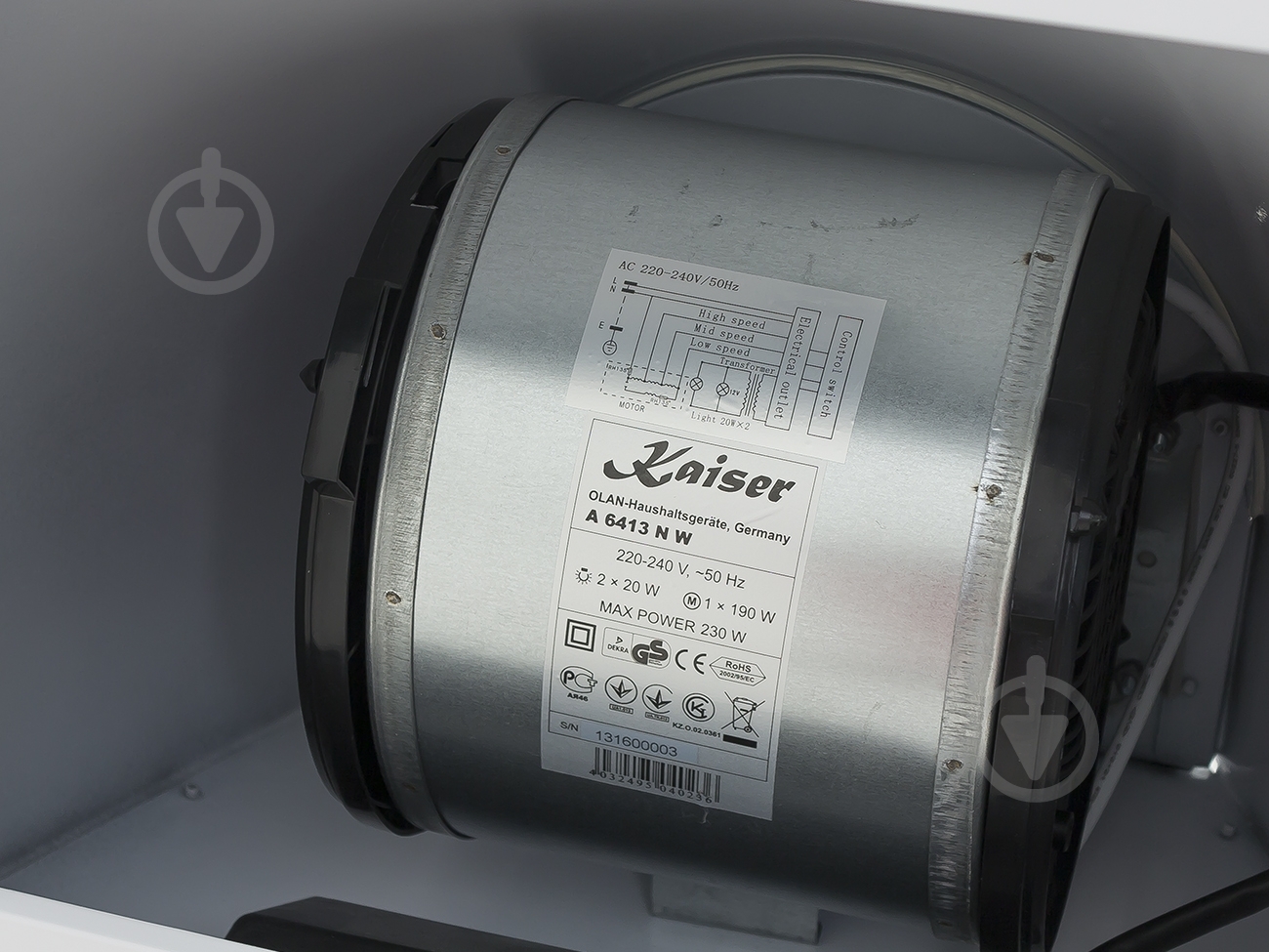 Вытяжка Kaiser A 6413 N W - фото 9