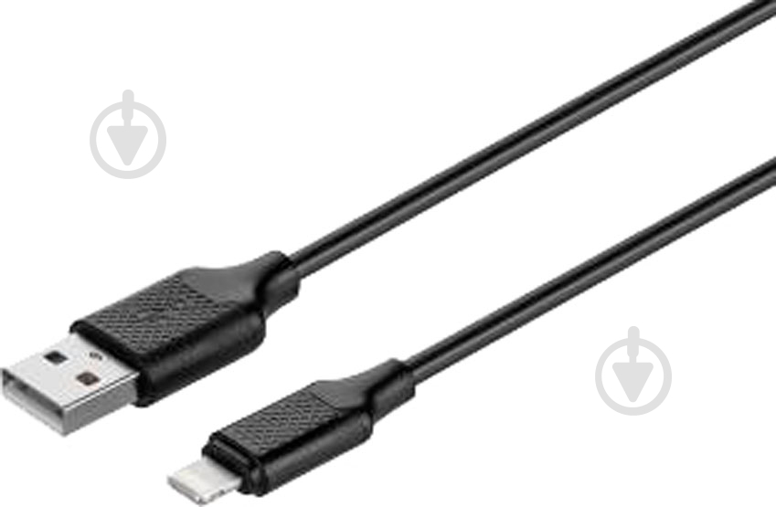 Кабель Kit USB 2.0 - Lightning 1 м черный (KITS-W-003) - фото 1