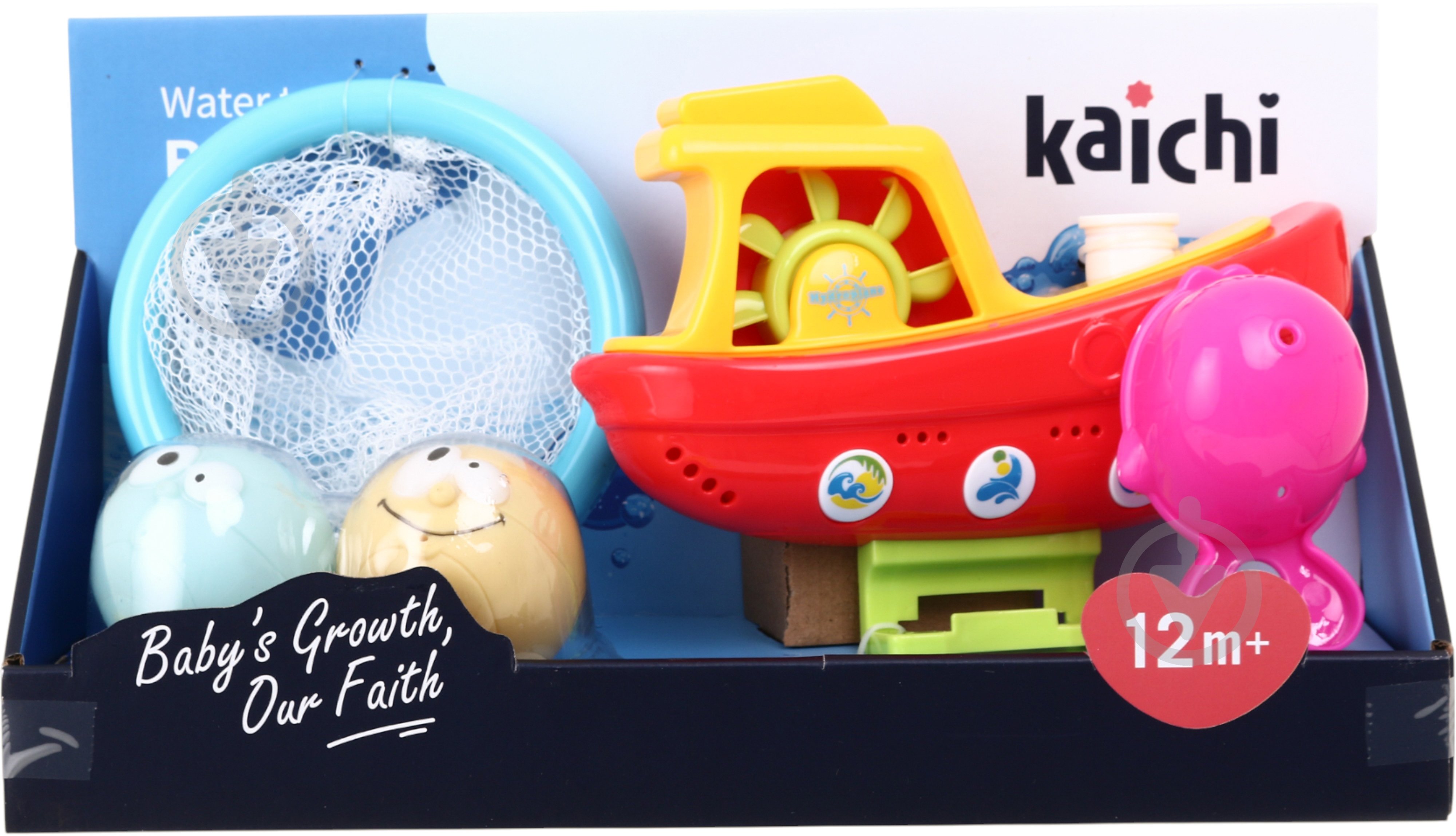 Набір іграшок для купання Kaichi 5 шт. барвисті OTG0978809 - фото 5