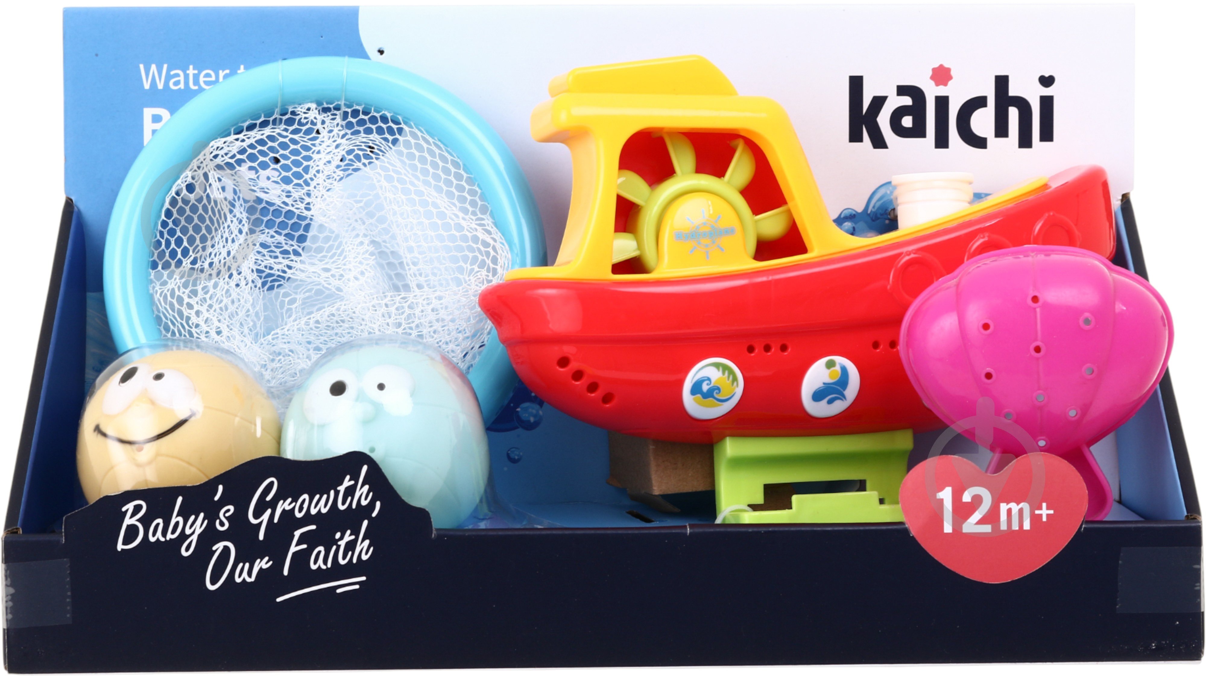 Набір іграшок для купання Kaichi 5 шт. барвисті OTG0978809 - фото 4