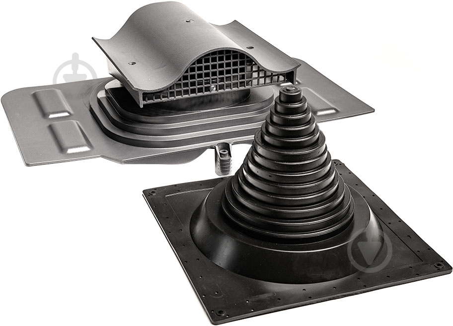 Аэратор POLIVENT КТВ-вентиль для металлочерепицы Universal серый - фото 1