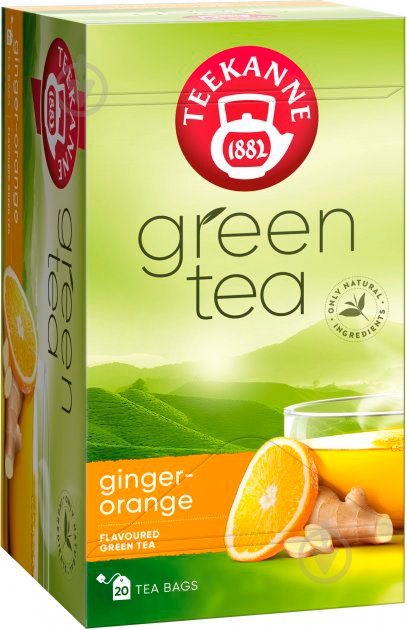 Чай зеленый Teekanne Зеленый с апельсином и Имбирем (4009300524281) 20 шт. 60 г - фото 1