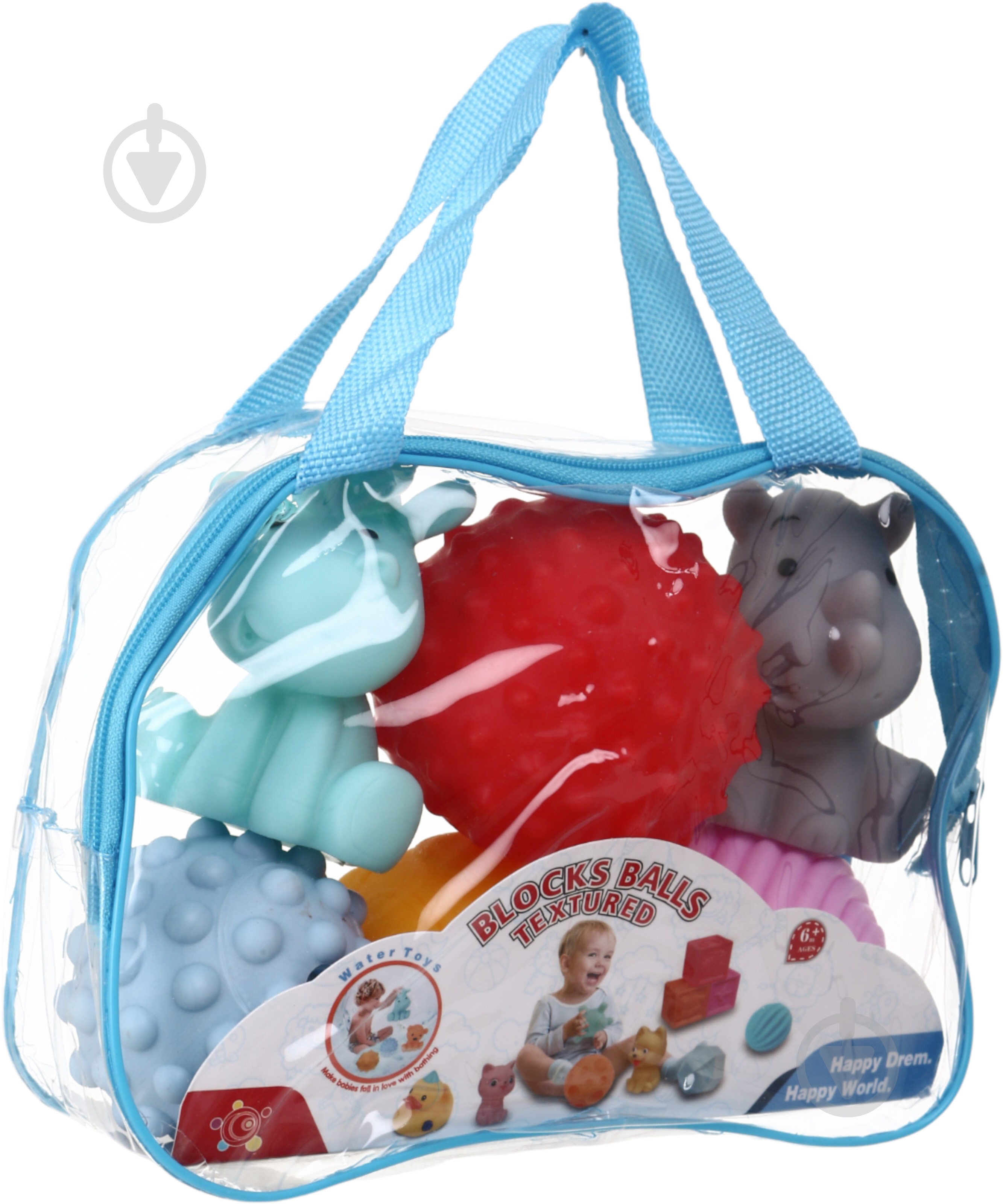 Набір іграшок для купання Jia Cheng м'ячики/фігурки текстурні барвисті OTG0975521 - фото 2 Набір іграшок для купання Jia Cheng м'ячики/фігурки текстурні барвисті OTG0975521 - фото 2