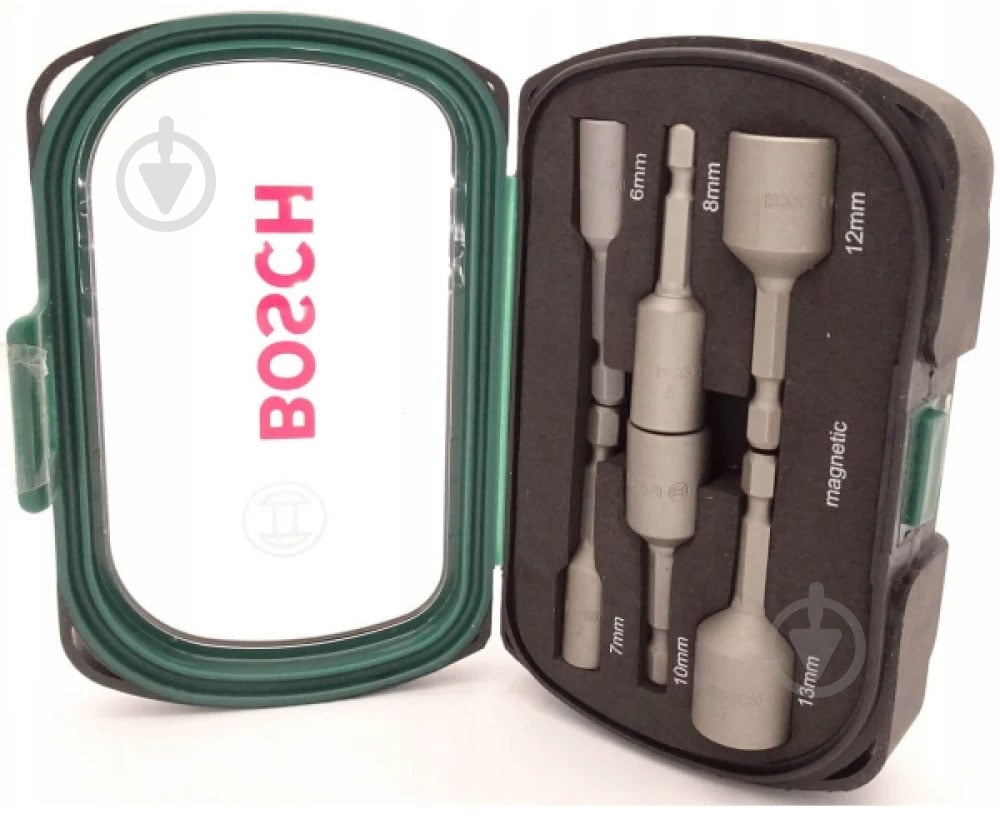 Набір головок торцевих Bosch Promoline 1/4" 6 шт. 2607017313 - фото 2 Набір головок торцевих Bosch Promoline 1/4" 6 шт. 2607017313 - фото 2