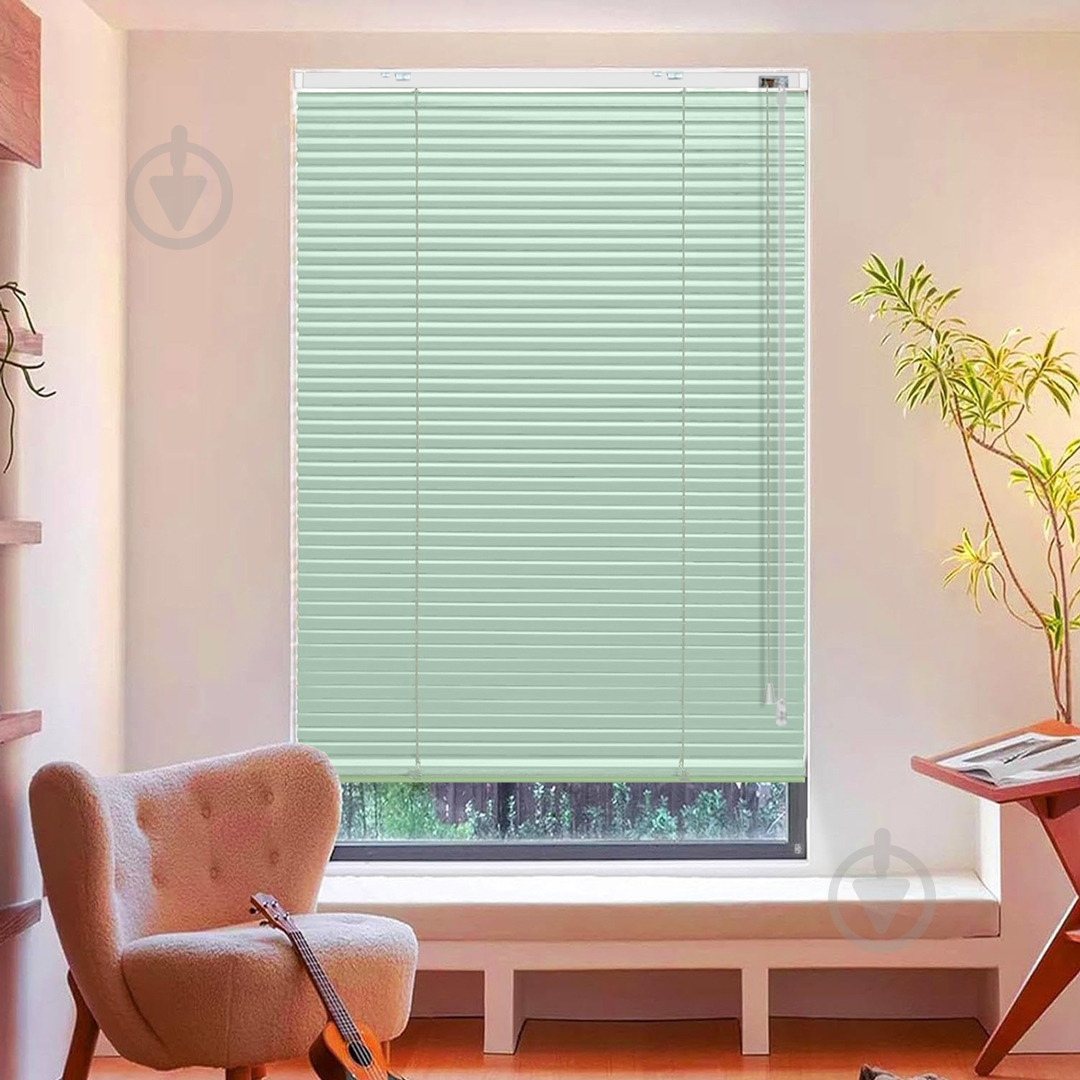 Жалюзи Rollotex алюминиевые горизонтальные с фиксацией 124х120 см Бирюзовые глянцевые - фото 2 Жалюзи Rollotex алюминиевые горизонтальные с фиксацией 124х120 см Бирюзовые глянцевые - фото 2