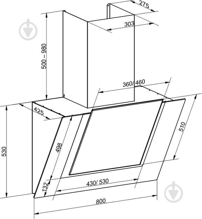 Вытяжка Kaiser AT 8409 FW - фото 8