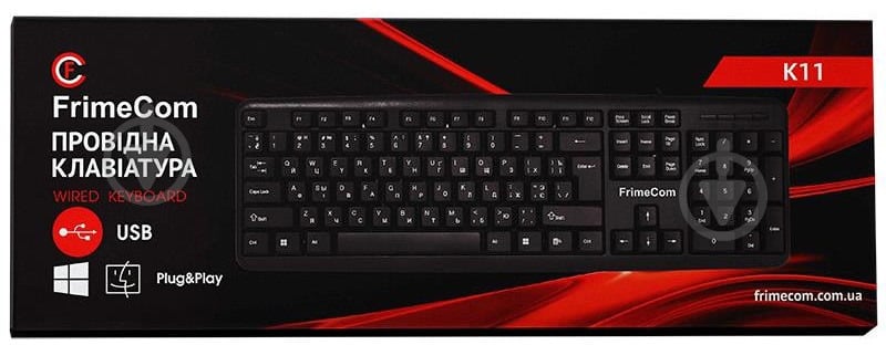 Клавиатура Frimecom (K11) black - фото 3