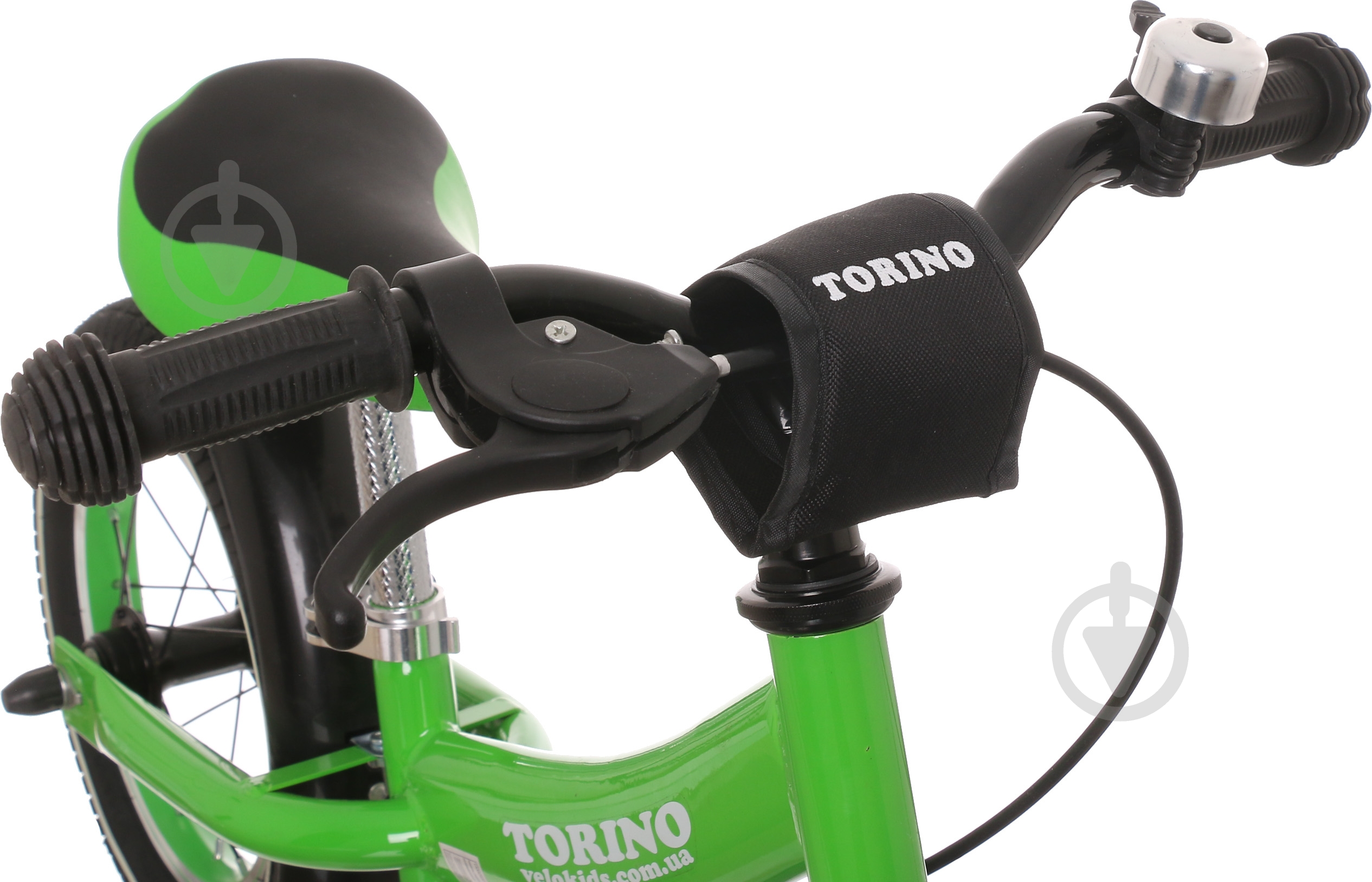 Беговел TORINO TSFL-004 черно-зеленый - фото 3