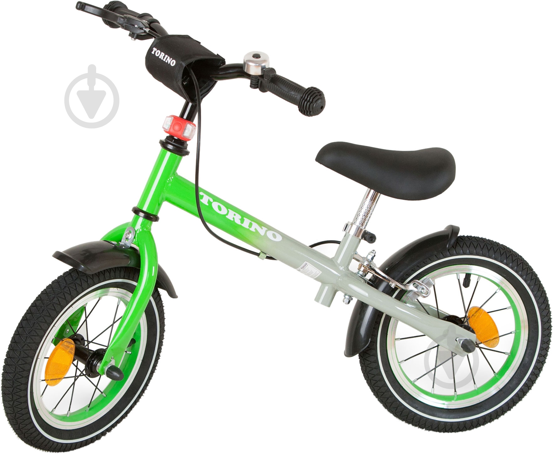 Беговел TORINO TSFL-005 зелено-серый - фото 1