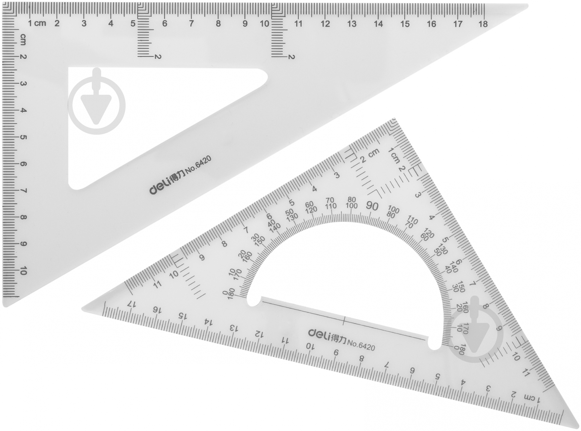 Набор линеек 6420 2 шт. Deli - фото 1
