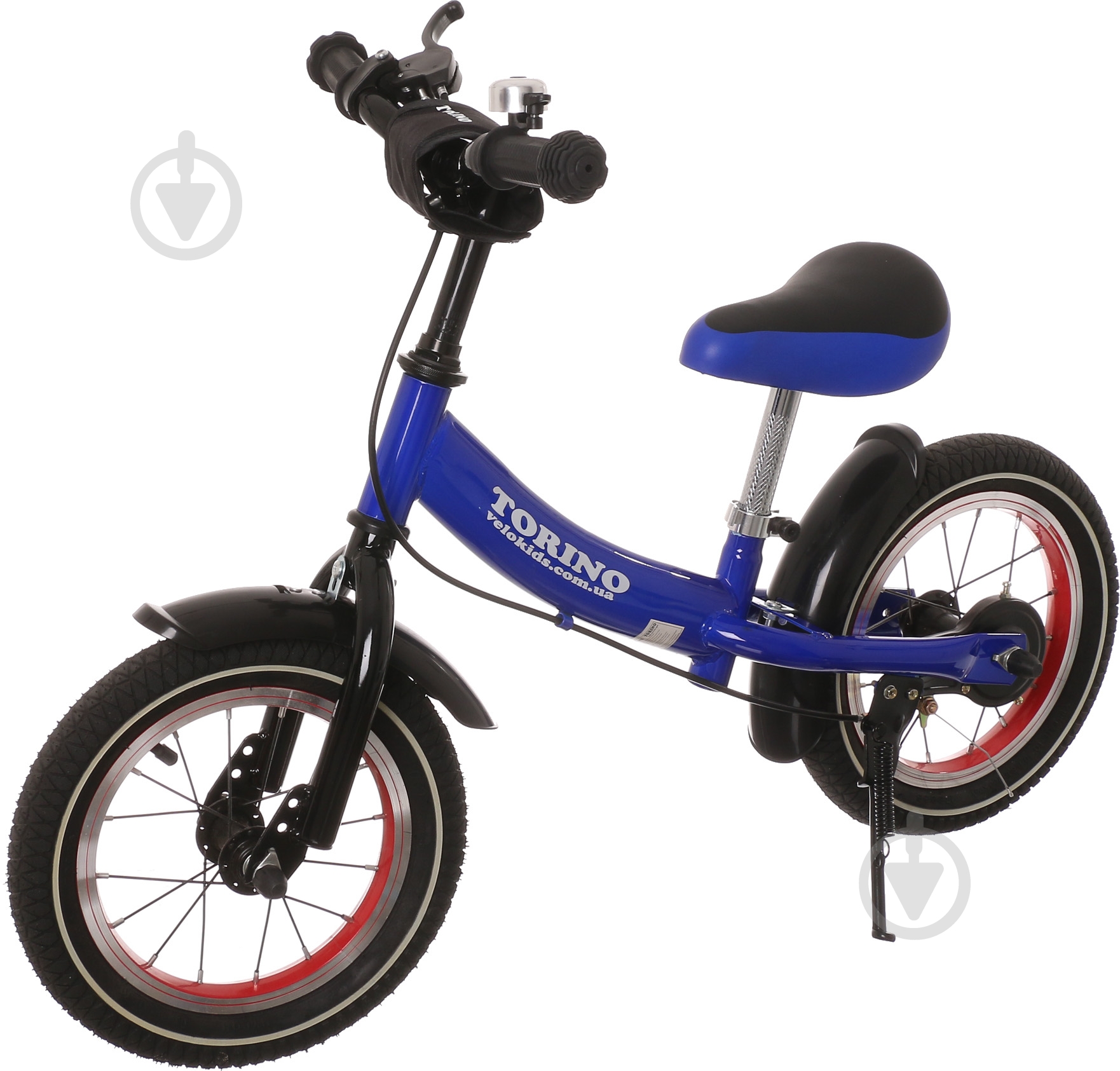 Беговел TORINO TSFL-004 черно-голубой - фото 1