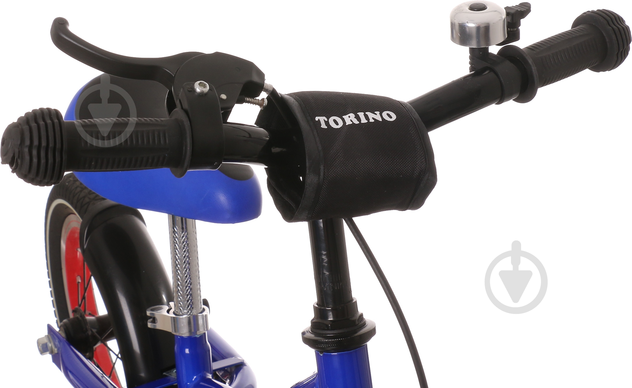 Беговел TORINO TSFL-004 черно-голубой - фото 4