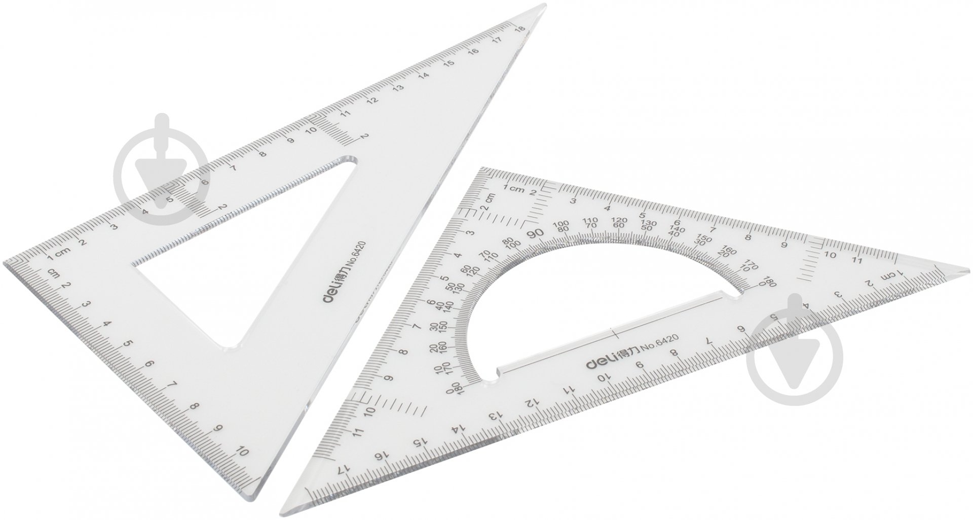 Набор для черчения 2 шт. 6425 Deli - фото 2